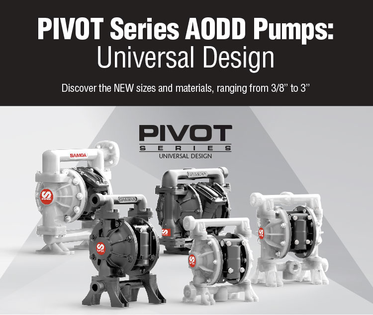 Upptäck nya storlekar och material i PIVOT-seriens AODD-pumpar, från 3/8 till 3 Upptäck nya storlekar och material i PIVOT-seriens AODD-pumpar, från 3/8 till 3
