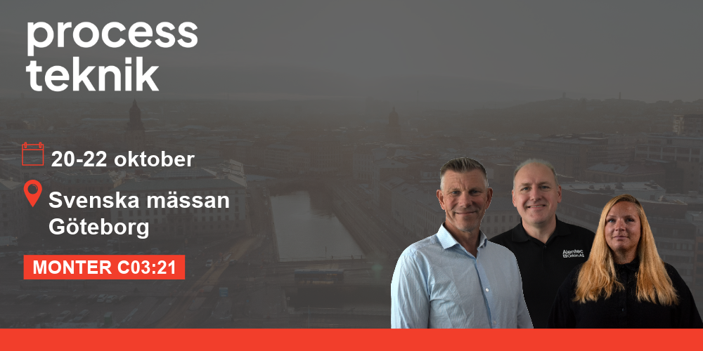 Meet us at ProcessTeknik in Gothenburg, 20&ndash;22 October