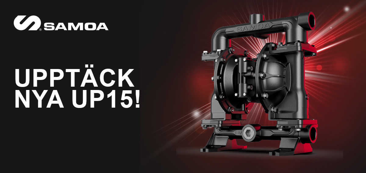 AODD pumping reinvented – UP15 is here! AODD pumping reinvented – UP15 is here!